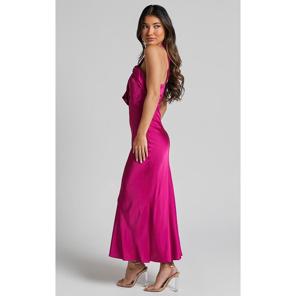 New Showpo Carmella Midi Dress One Shoulder Dress Size Medium MSRP $119 - Picture 3 of 7